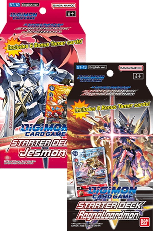 Image for Jesmon and Ragnaloardmon Starter Decks [Set of 2] - Digimon Card Game