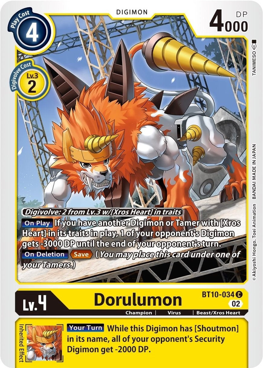 Image for Dorulumon (BT10-034 C) (BT10) - Digimon Card Game