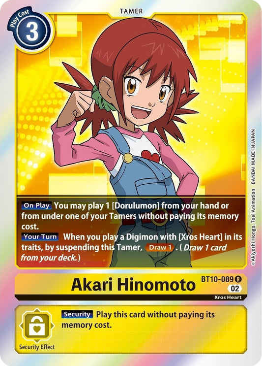 Image for Akari Hinomoto (BT10-089 R) (BT10) - Digimon Card Game