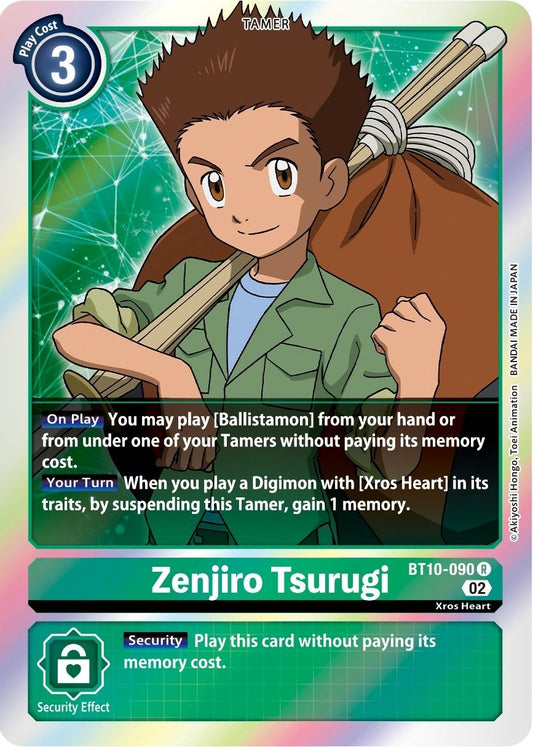 Image for Zenjiro Tsurugi (BT10-090 R) (BT10) - Digimon Card Game