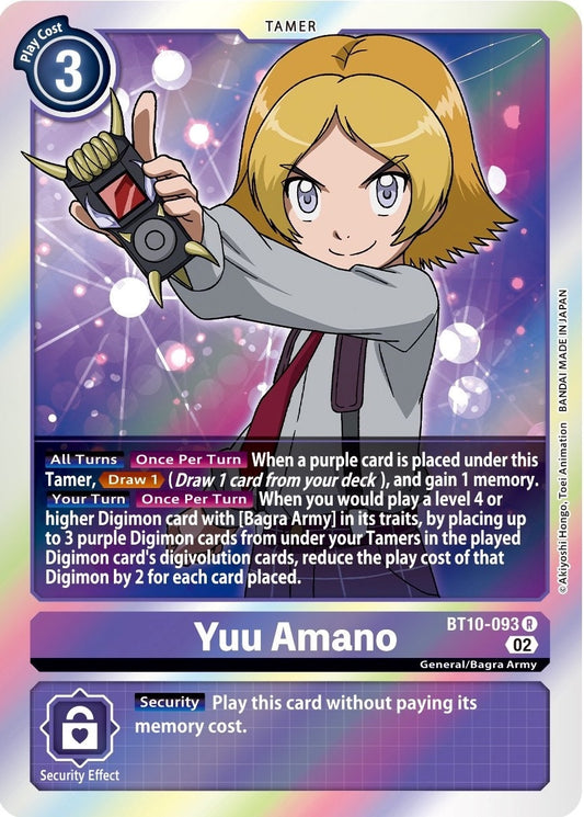 Image for Yuu Amano (BT10-093 R) (BT10) - Digimon Card Game