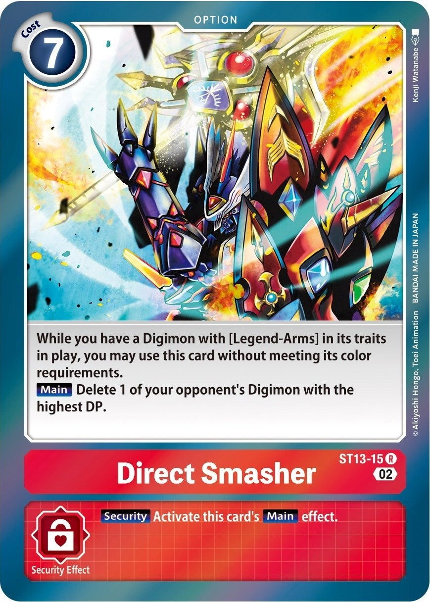 Image for Direct Smasher (ST13-15 R) (ST-13) - Digimon Card Game
