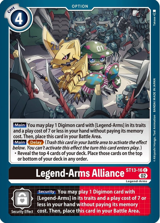 Image for Legend-Arms Alliance (ST13-16 C) (ST-13) - Digimon Card Game