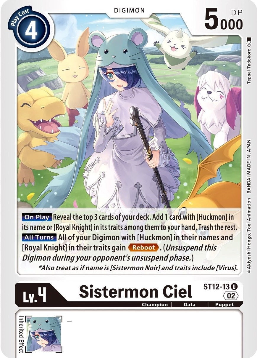Image for Sistermon Ciel (ST12-13 U) (ST-12) - Digimon Card Game
