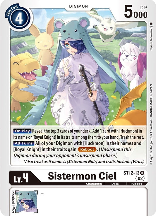 Image for Sistermon Ciel (ST12-13 U) (ST-12) - Digimon Card Game