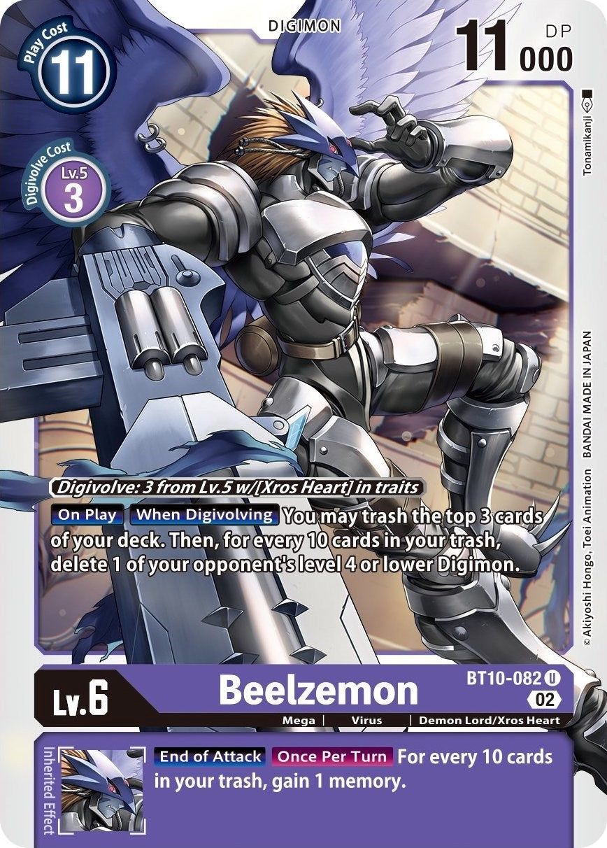 Image for Beelzemon (BT10-082 U) (BT10) - Digimon Card Game