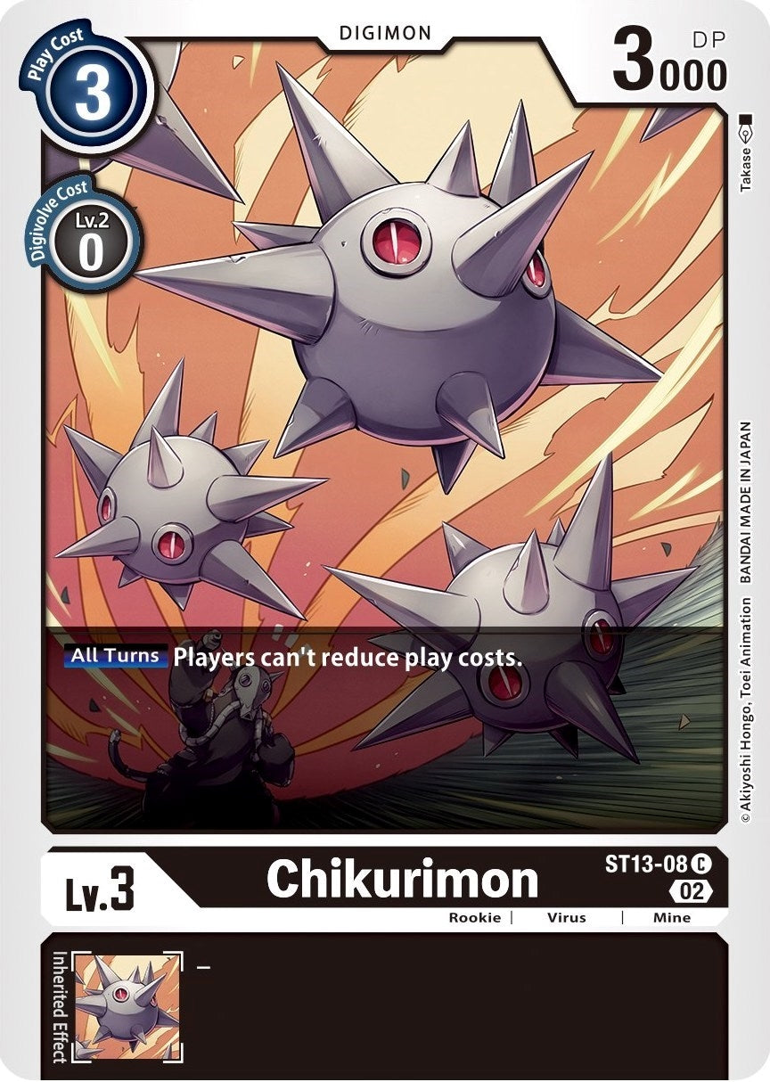 Image for Chikurimon (ST13-08 C) (ST-13) - Digimon Card Game