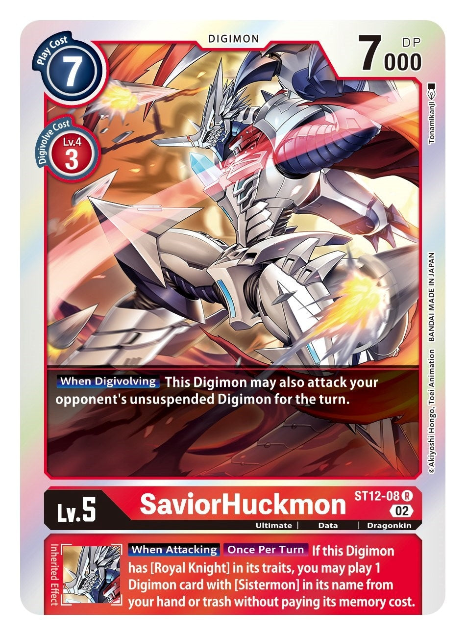 Image for SaviorHuckmon (ST12-08 R) (ST-12) - Digimon Card Game