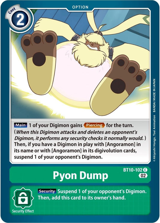 Image for Pyon Dump (BT10-102 C) (BT10) - Digimon Card Game