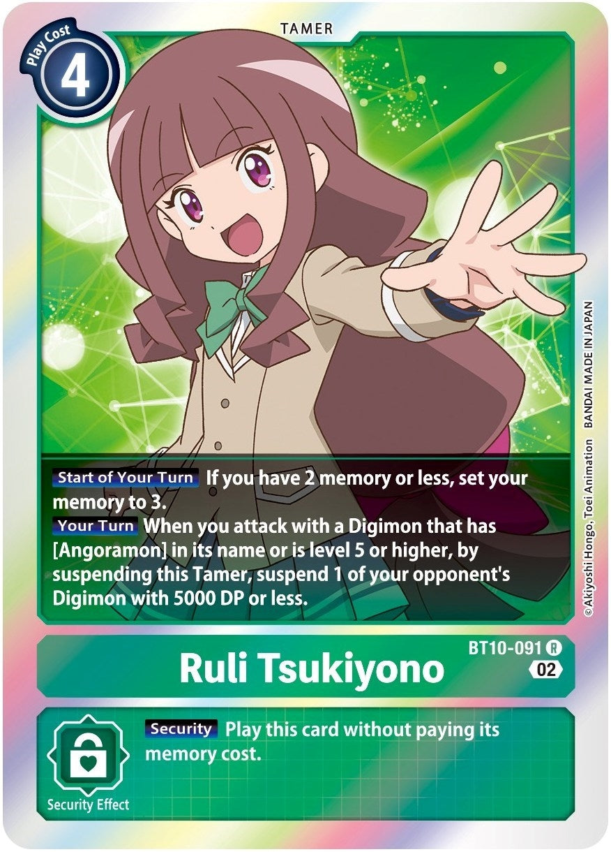 Image for Ruli Tsukiyono (BT10-091 R) (BT10) - Digimon Card Game