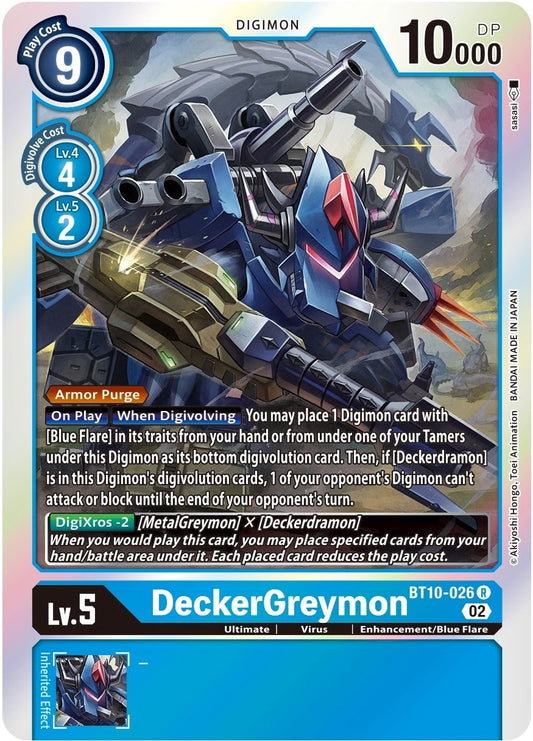 Image for DeckerGreymon (BT10-026 R) (BT10) - Digimon Card Game