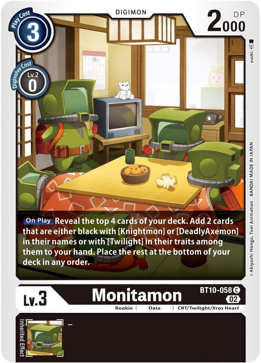 Image for Monitamon (BT10-058 C) (BT10) - Digimon Card Game