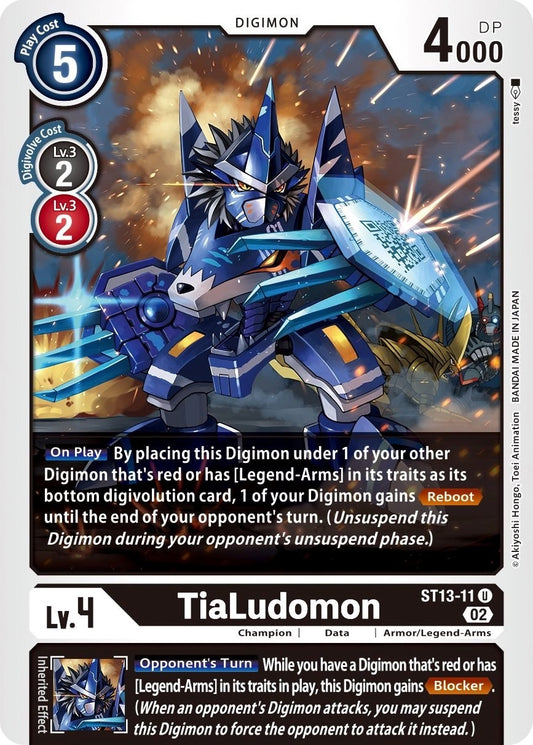 Image for TiaLudomon (ST13-11 U) (ST-13) - Digimon Card Game