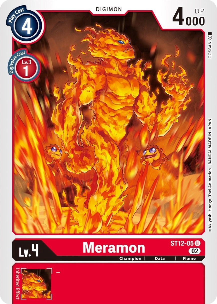 Image for Meramon (ST12-05 U) (ST-12) - Digimon Card Game