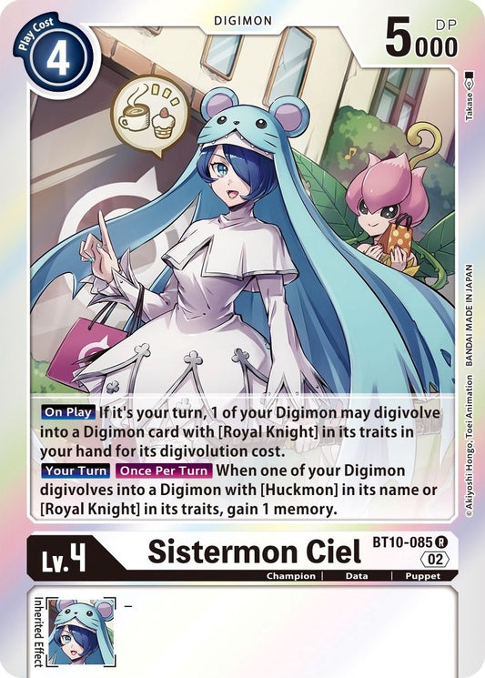 Image for Sistermon Ciel (BT10-085 R) (BT10) - Digimon Card Game
