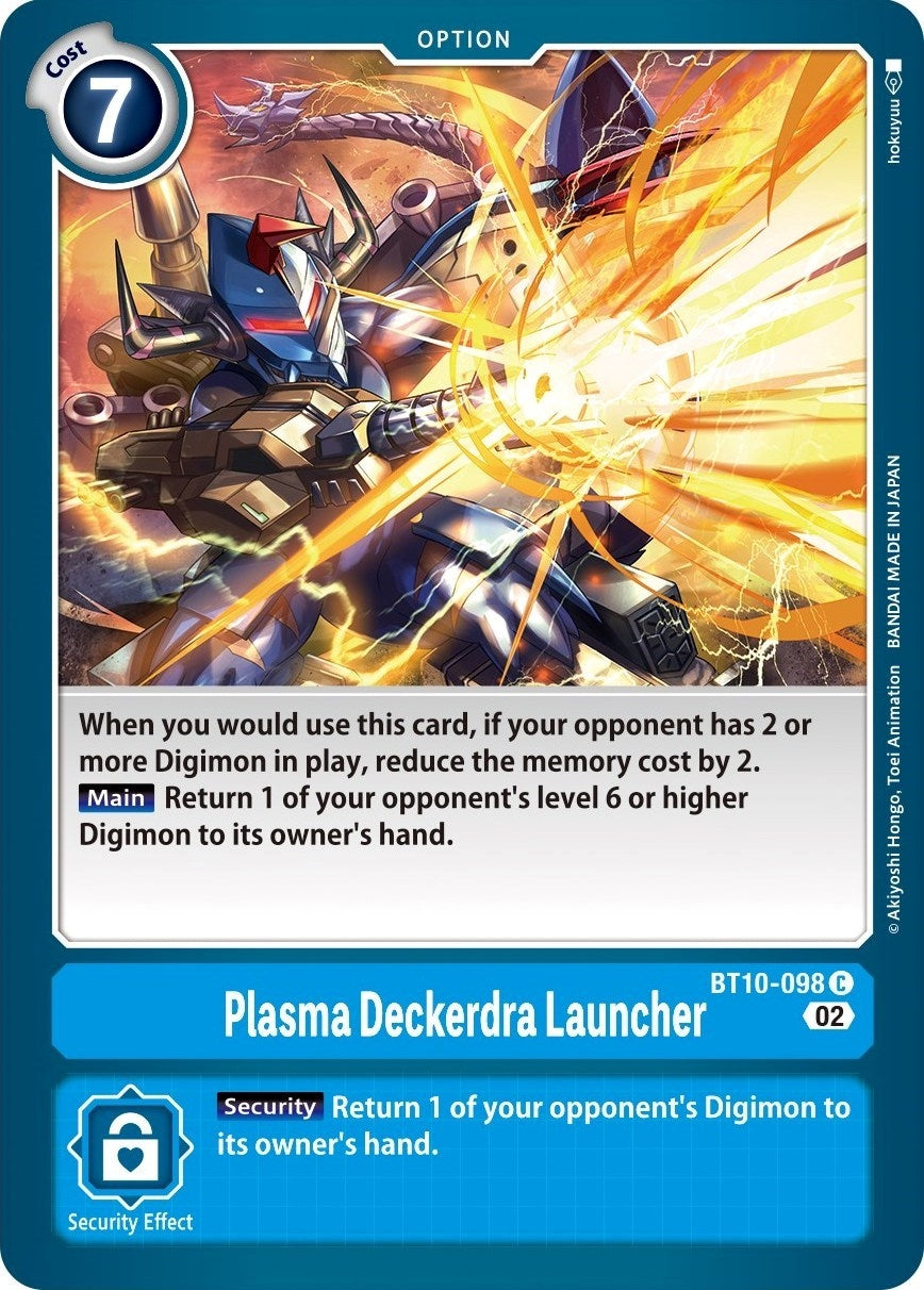 Image for Plasma Deckerdra Launcher (BT10-098 C) (BT10) - Digimon Card Game