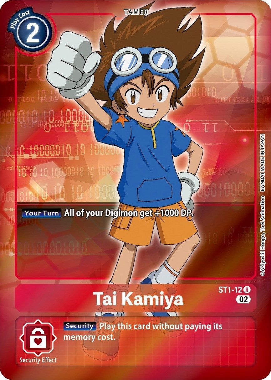 Image for Tai Kamiya (Alternate Art) (ST1-12 R) (ST-12) - Digimon Card Game