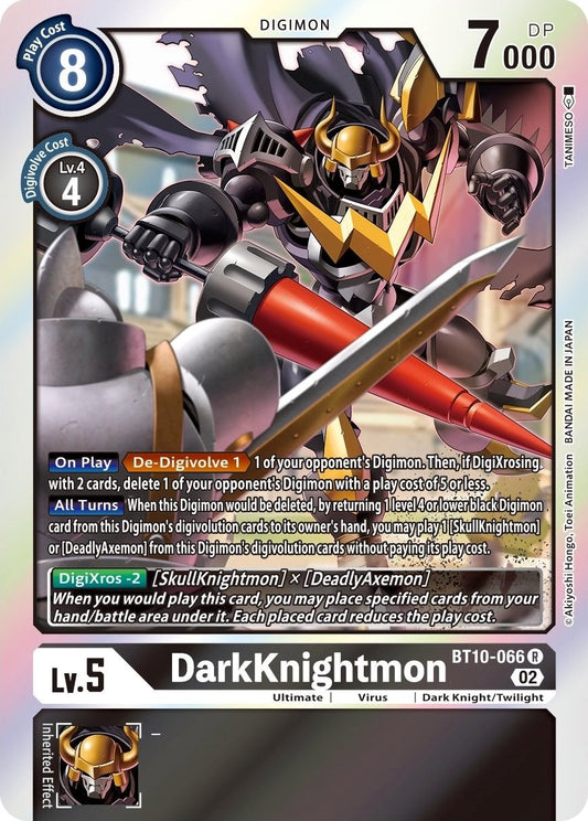 Image for DarkKnightmon (BT10-066 R) (BT10) - Digimon Card Game