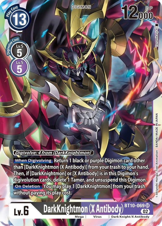 Image for DarkKnightmon (X Antibody) (BT10-069 SR) (BT10) - Digimon Card Game