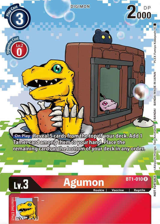 Image for Agumon - BT1-010 (25th Special Memorial Pack) (BT1-010 R) (BT01-03A) - Digimon Card Game