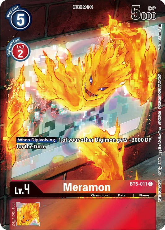 Image for Meramon (25th Special Memorial Pack) (BT5-011 C) (BT05) - Digimon Card Game