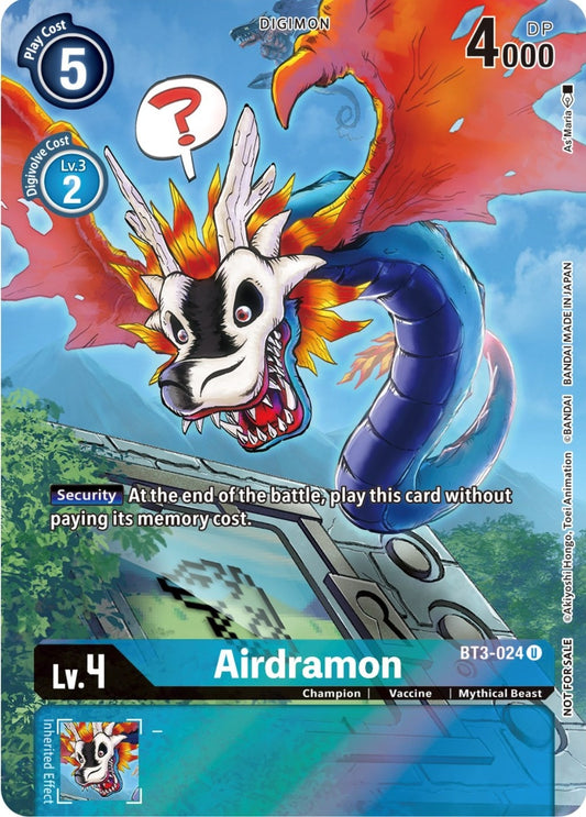 Image for Airdramon (25th Special Memorial Pack) (BT3-024 U) (BT01-03A) - Digimon Card Game