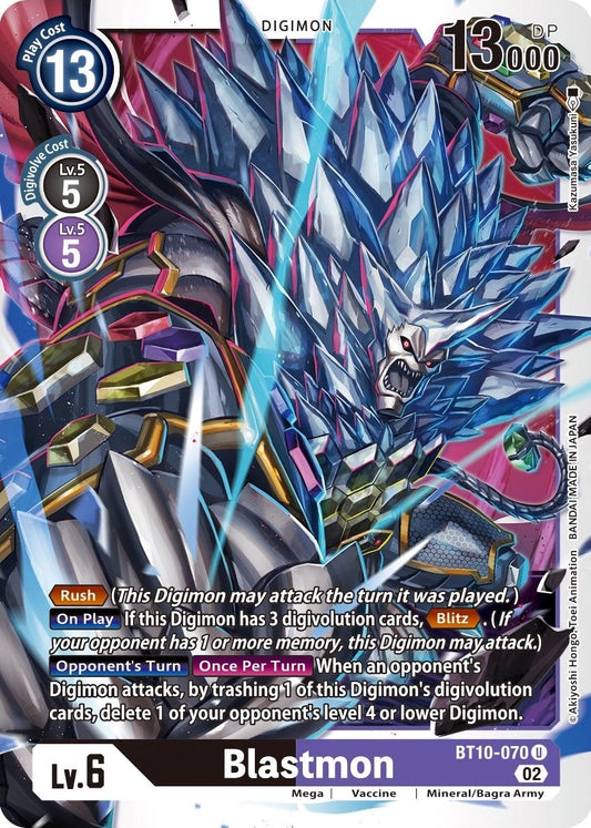 Image for Blastmon (BT10-070 U) (BT10) - Digimon Card Game