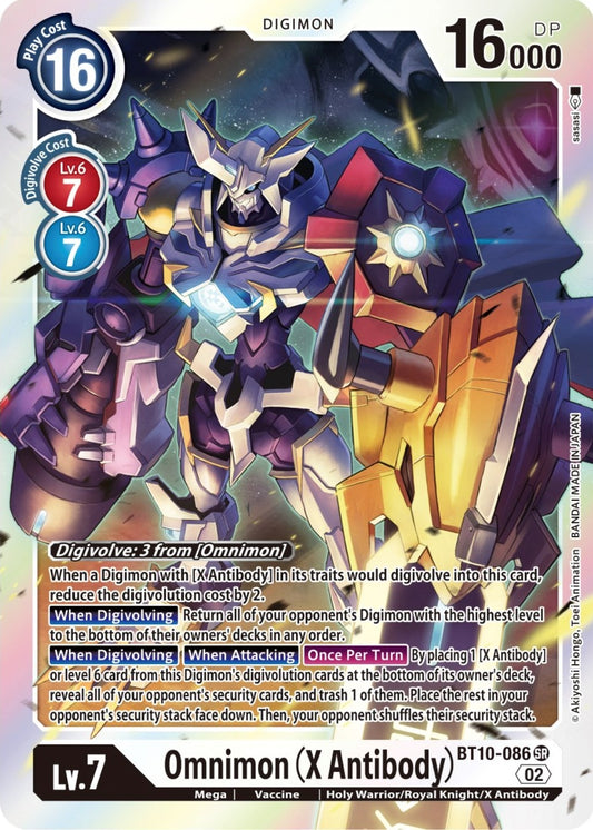 Image for Omnimon (X Antibody) (BT10-086 SR) (BT10) - Digimon Card Game