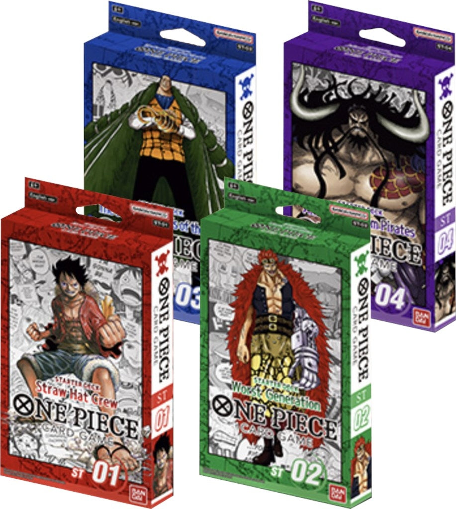 Image for Starter Decks 1-4 [Set of 4] - One Piece Card Game