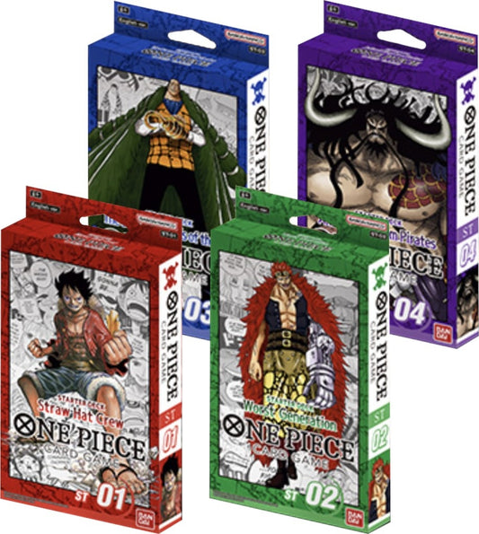 Image for Starter Decks 1-4 [Set of 4] - One Piece Card Game