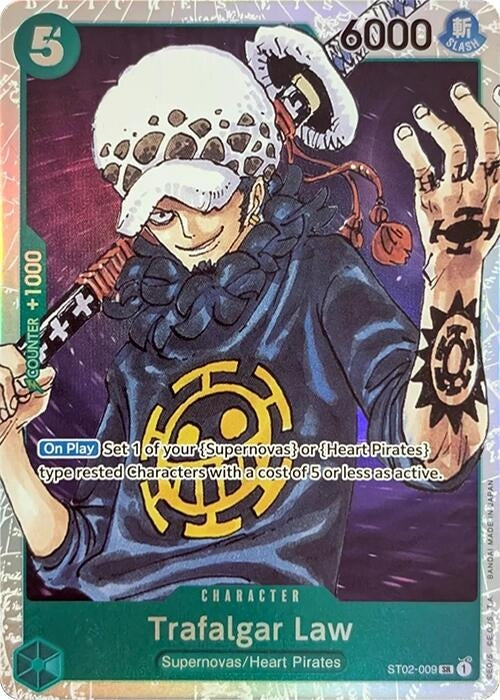 Image for Trafalgar Law (ST02-009) (ST-02) - One Piece Card Game