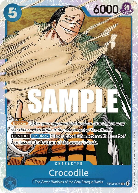 Image for Crocodile (003) (ST03-003) (ST-03) - One Piece Card Game