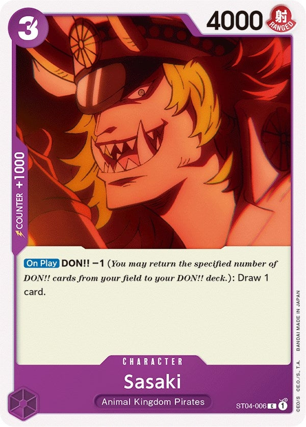 Image for Sasaki (ST04-006) (ST-04) - One Piece Card Game