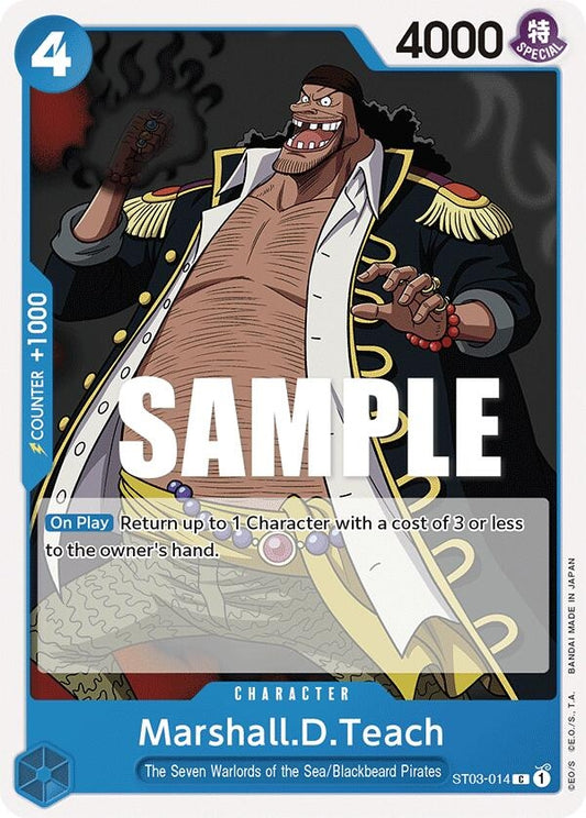 Image for Marshall.D.Teach (ST03-014) (ST-03) - One Piece Card Game