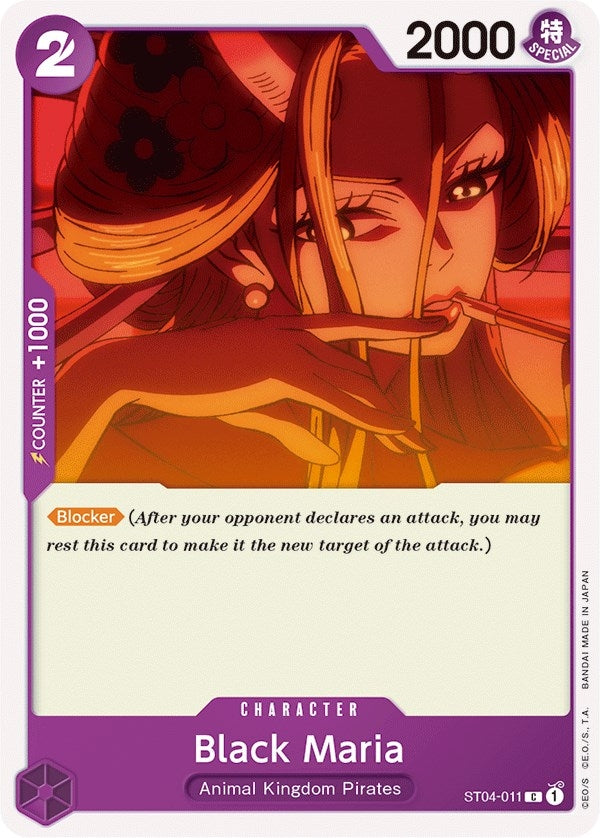 Image for Black Maria (ST04-011) (ST-04) - One Piece Card Game