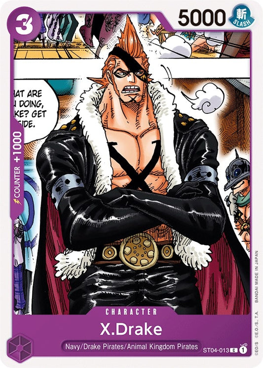 Image for X.Drake (ST04-013) (ST-04) - One Piece Card Game