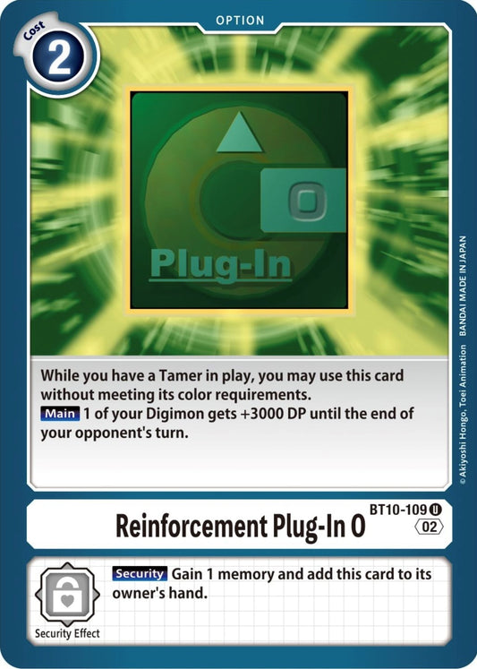 Image for Reinforcement Plug-In 0 (BT10-109 U) (BT10) - Digimon Card Game