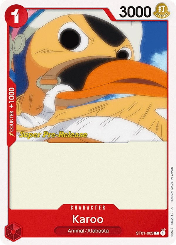 Image for Karoo (ST01-003) (ST-01 PRE) - One Piece Card Game