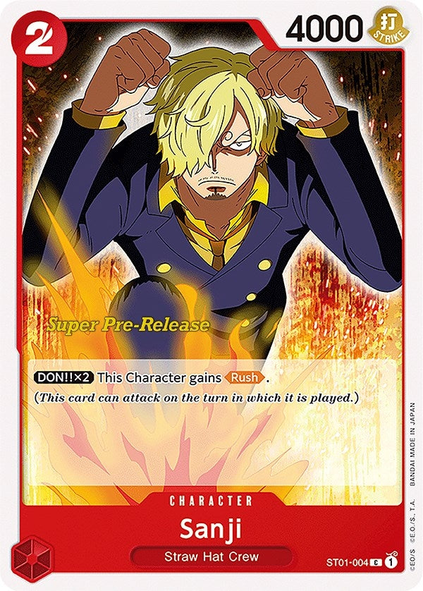 Image for Sanji (ST01-004) (ST-01 PRE) - One Piece Card Game