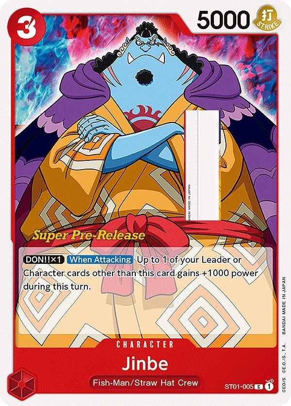 Image for Jinbe (ST01-005) (ST-01 PRE) - One Piece Card Game
