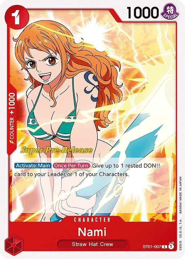 Image for Nami (ST01-007) (ST-01 PRE) - One Piece Card Game