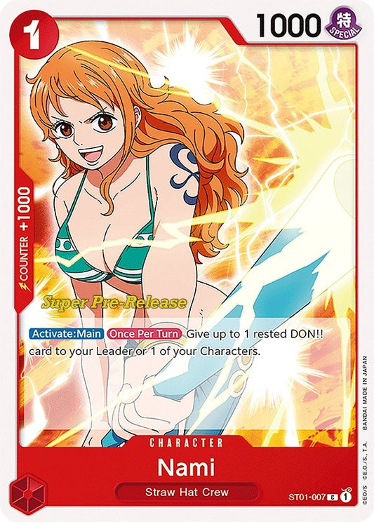 Image for Nami (ST01-007) (ST-01 PRE) - One Piece Card Game