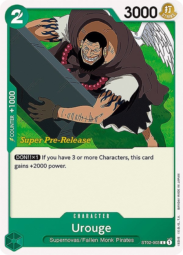 Image for Urouge (ST02-003) (ST-02 PRE) - One Piece Card Game