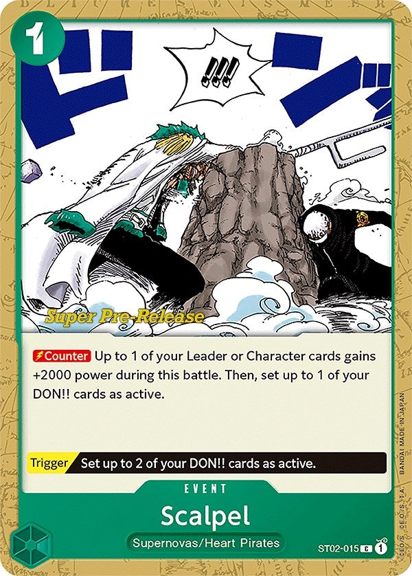 Image for Scalpel (ST02-015) (ST-02 PRE) - One Piece Card Game