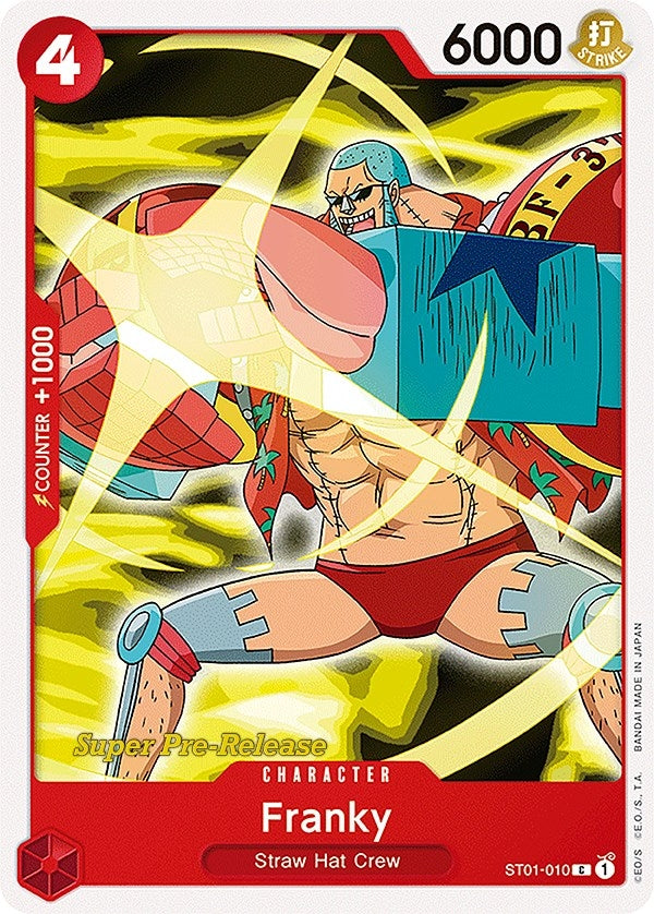 Image for Franky (ST01-010) (ST-01 PRE) - One Piece Card Game