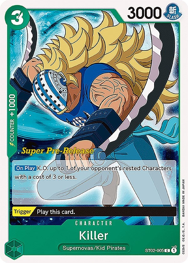 Image for Killer (ST02-005) (ST-02 PRE) - One Piece Card Game