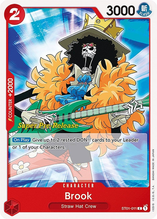 Image for Brook (ST01-011) (ST-01 PRE) - One Piece Card Game