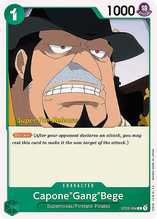 Image for Capone"Gang"Bege (ST02-004) (ST-02 PRE) - One Piece Card Game
