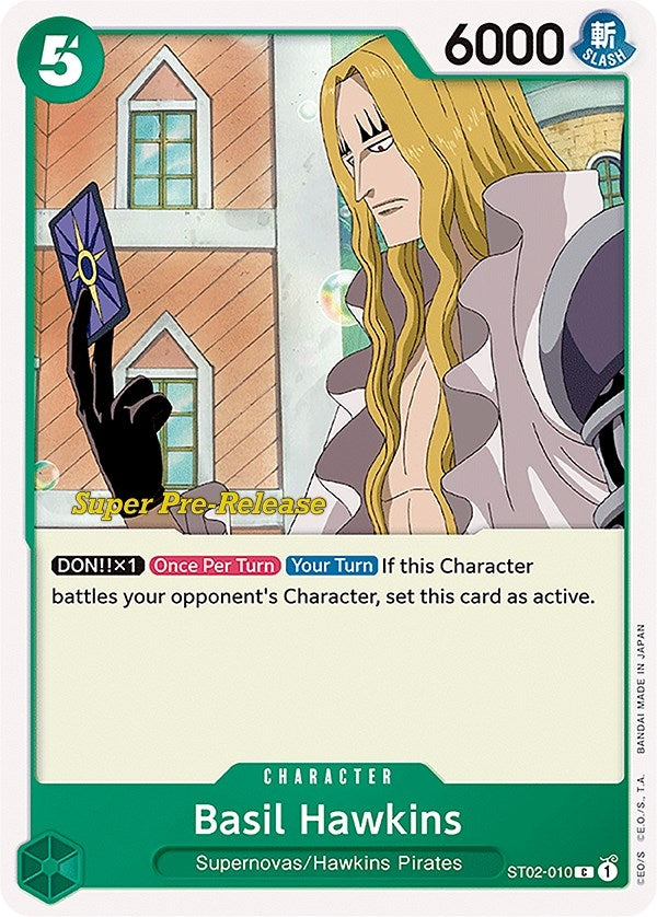 Image for Basil Hawkins (ST02-010) (ST-02 PRE) - One Piece Card Game