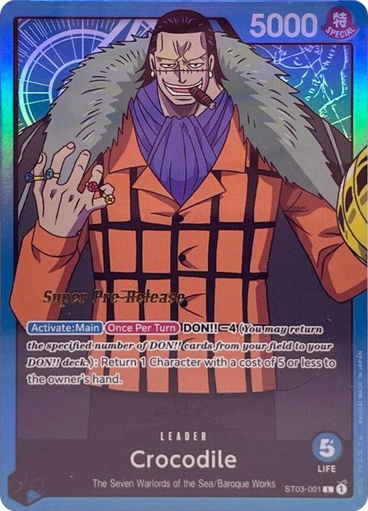 Image for Crocodile (001) (ST03-001) (ST-03 PRE) - One Piece Card Game